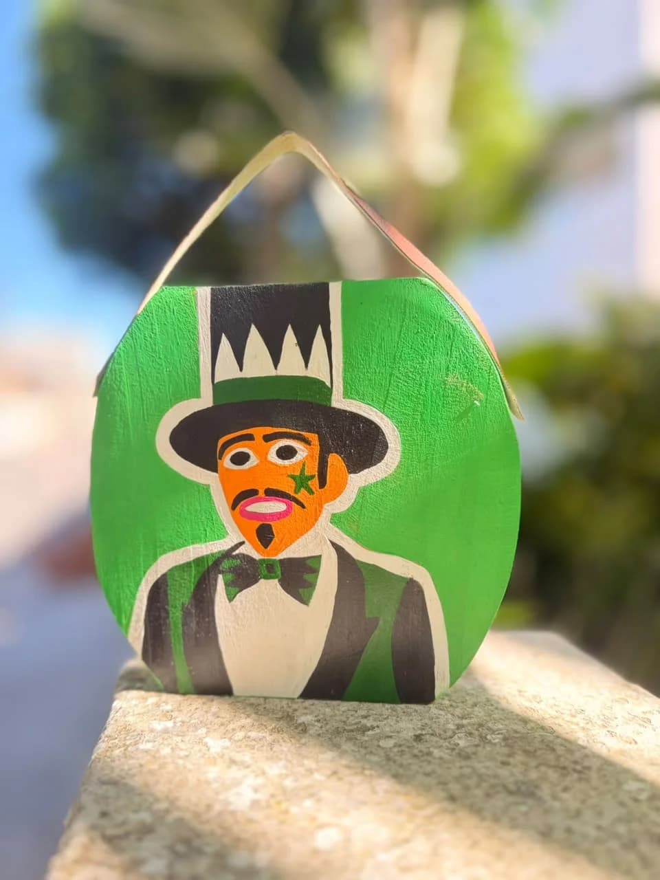 Plaquinha de Madeira Homem da meia noite - Carnaval