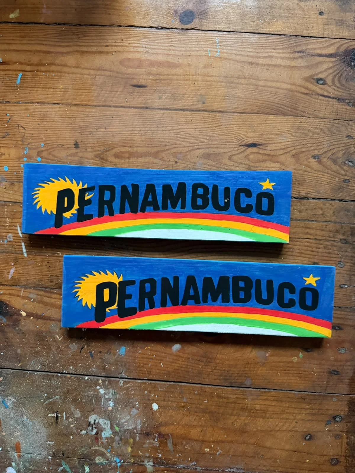 Plaquinhas Bandeira de Pernambuco - Cultura Pernambucana