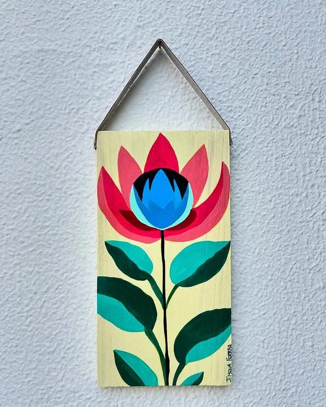Flor de loto vermelho - Botânica